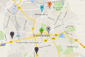 Ladestationen in Darmstadt 2016